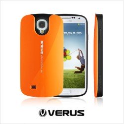Funda Silicona + PC Hybrid Verus Oneye Samsung Galaxy S4 Naranja