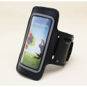 Brazalete Negro Reflectante de Neopreno para Samsung Galaxy S3 y S4