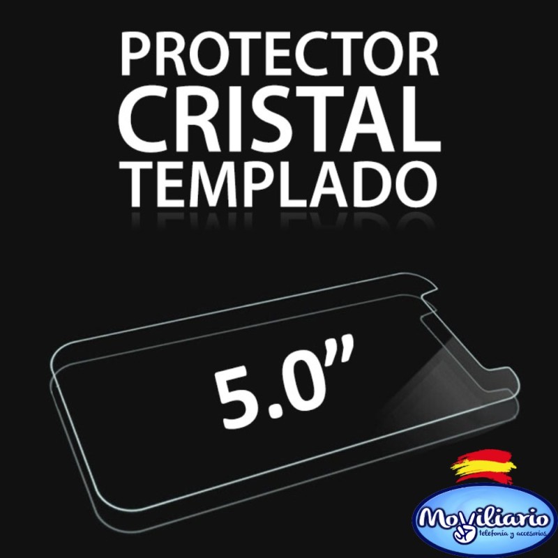 Protector de pantalla de cristal templado para Smartphones de 5 Pulgadas