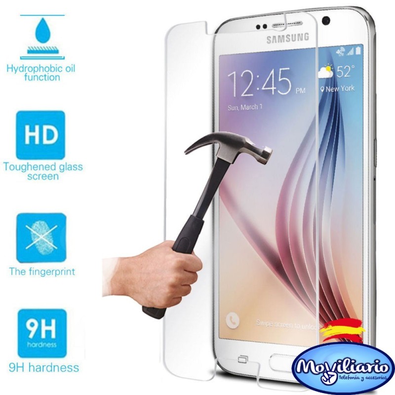 Protector de pantalla de cristal templado para Samsung Galaxy S6