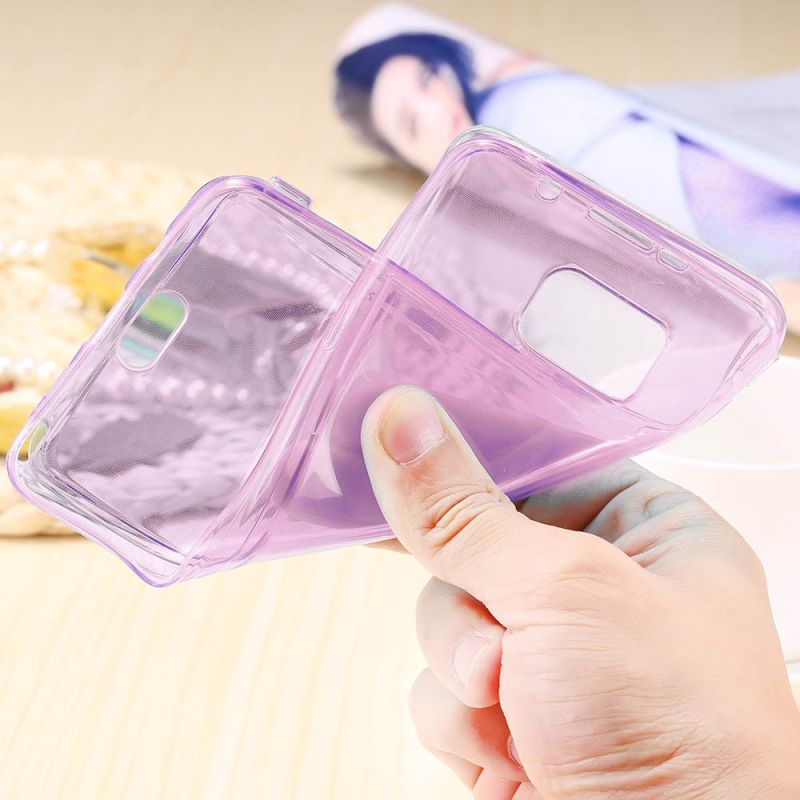 Funda con Tapa de TPU para Samsung Galaxy Note 5 Rosa