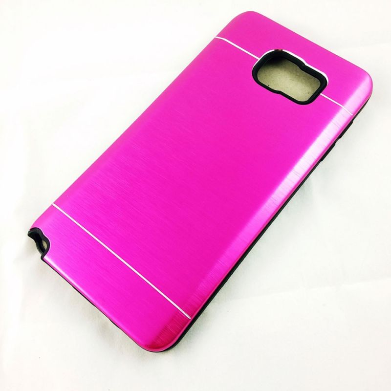 Funda trasera YouYou Aluminio y Silicona Samsung Glaxy Note 5 Rosa