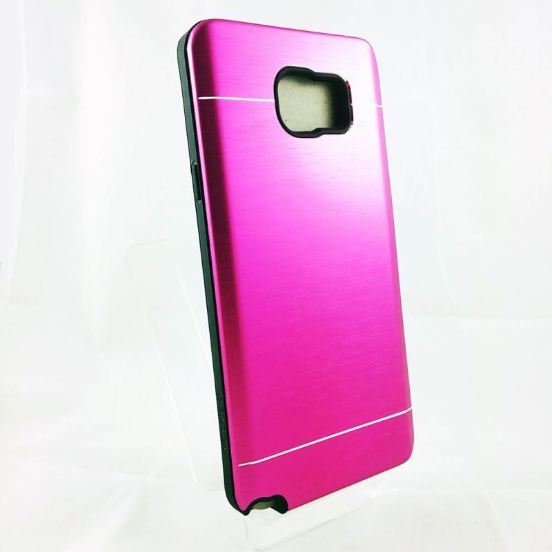 Funda trasera YouYou Aluminio y Silicona Samsung Glaxy Note 5 Rosa