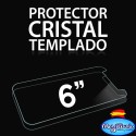 Protector Pantalla Cristal Templado Universal Móviles de 6 Pulgadas