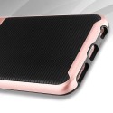 Funda de TPU + PC Hibrida con bumper para iPhone 6 y 6S Oro Rosa