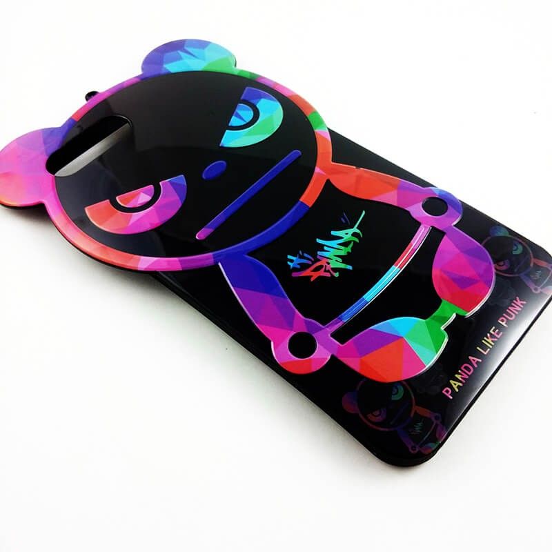 Funda TPU Oso Panda Like Punk para iPhone 7 Halloween Silicona Colores