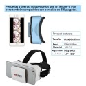Gafas Realidad Virtual 3D VR Box 11 Mini móviles Android y Iphone Rojo