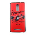 Funda TPU Relieve American Racing Champion Xiaomi Redmi Note 3 Rojo