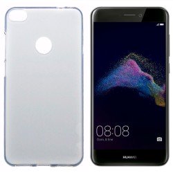 Funda TPU Mate Huawei P8 Lite 2017 Silicona Blanco Semi Transparente