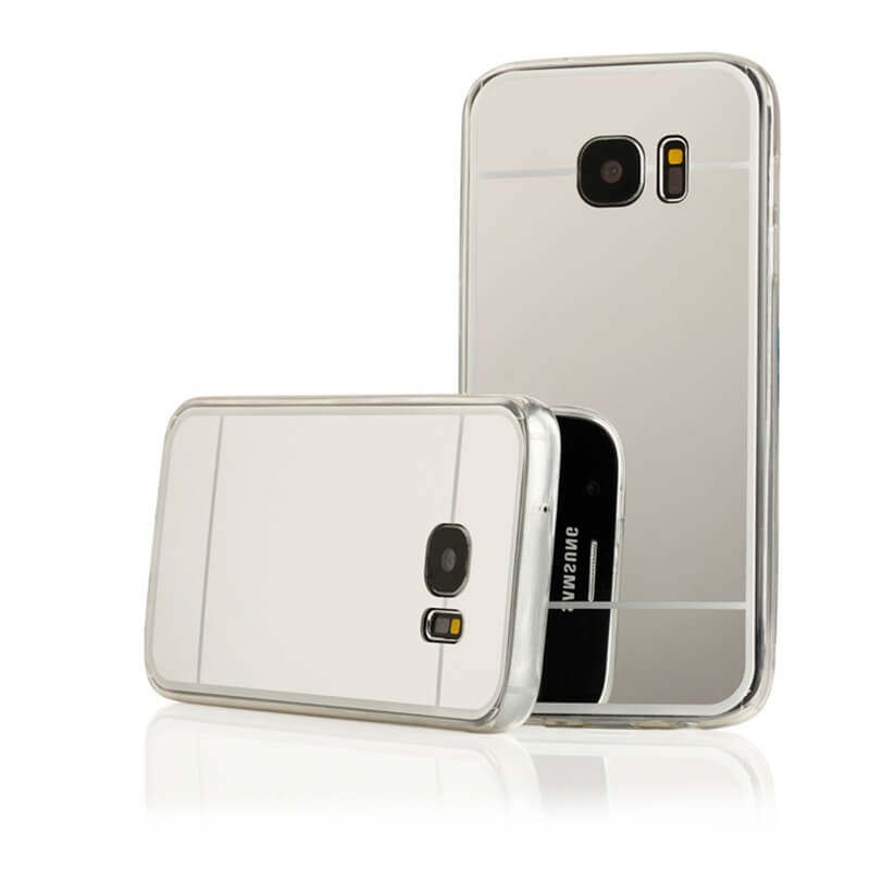 Funda Mirror Gel TPU efecto Espejo Samsung Galaxy S7 Plata