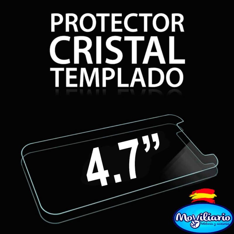 Protector Pantalla Cristal Templado Universal Móviles de 4,7 Pulgadas