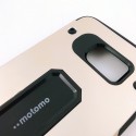 Funda trasera Metal y TPU Motomo Shell Dorado, Samsung Galaxy S7 Edge
