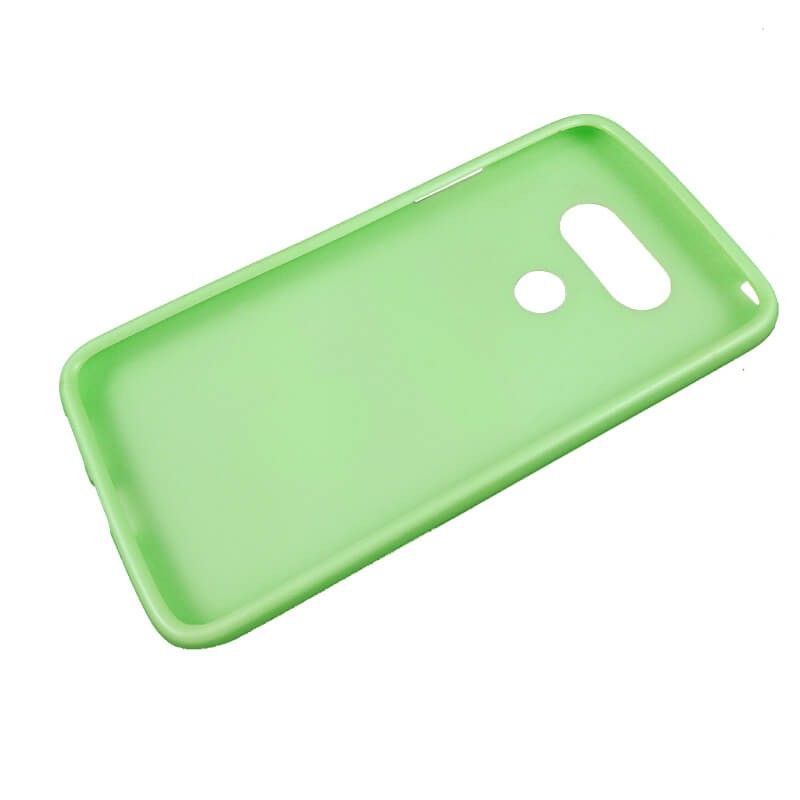 Funda de TPU para LG G5 frase y dibujo El Amor Silicona Verde