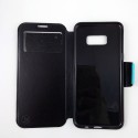 Funda Flip Cover Tapa y Ventana para Samsung Galaxy S8+ / Plus Negro