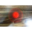 Fidget Spinner de Colores, Peonza dedo de tres puntas Antiestrés Rojo