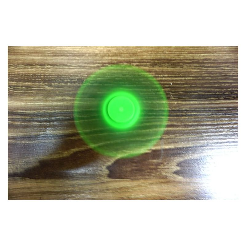 Fidget Spinner de Colores, Peonza dedo de tres puntas Antiestrés Verde