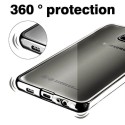 Funda TPU Transparente Samsung Galaxy S8 con Borde Negro Metalizado