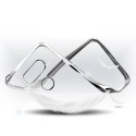 Funda TPU Transparente para LG G6 con Borde Plata Metalizado