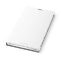 Funda Flip Cover Blanca con Tapa y Soporte Original Sony Xperia T3