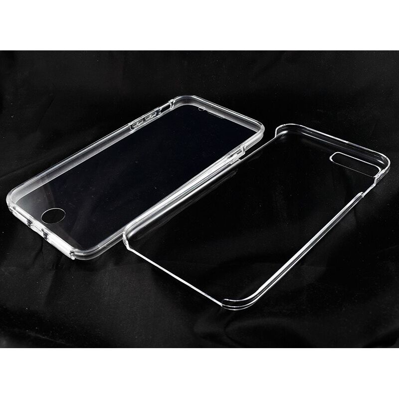 Funda TPU Doble 360 Frontal Trasera Sin Puntos para iPhone 7 Plus