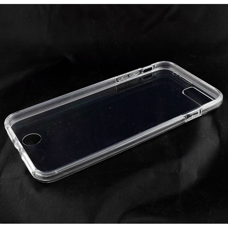 Funda TPU Doble 360 Frontal Trasera Sin Puntos para iPhone 7 Plus