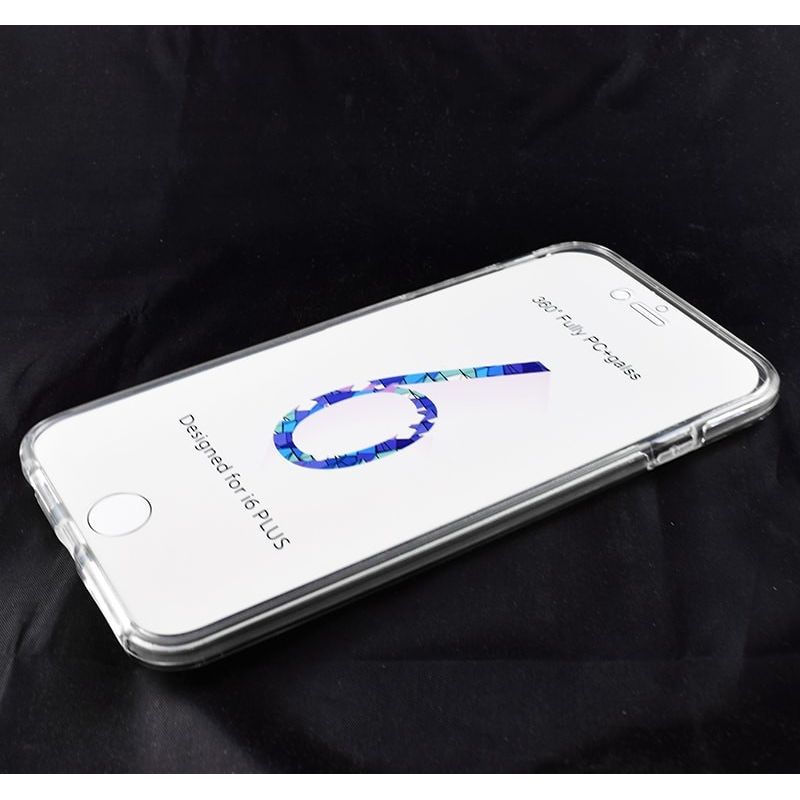 Funda TPU Doble Delantera Trasera Sin Puntos iPhone 6 Plus y 6S Plus