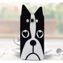 Funda 3D de Silicona Perro con Ojos de Corazon para Samsung Galaxy S3