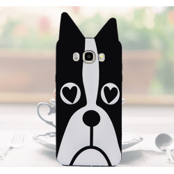 Funda 3D de Silicona Perro con Ojos de Corazon para Samsung Galaxy S3