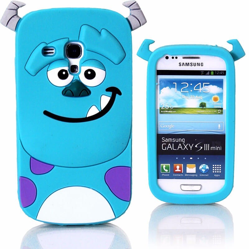 Funda de Silicona Sulley Monstruos Samsung Galaxy S3 Mini