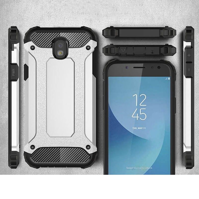 Funda Forcell Armor Tech híbrida para Samsung Galaxy J7 2017 Negro