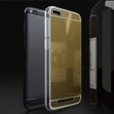 Funda Mirror Gel TPU efecto Espejo para Xiaomi Redmi 4A Dorado