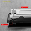 Funda Forcell Armor Tech híbrida para Huawei Y5 2017 / Y6 2017 Dorado