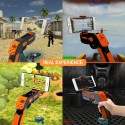 Pistola AR Blaster, Juegos realidad aumentada iPhone y Android Naranja