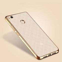 Funda de TPU con Borde Metalizado dorado - Xiaomi Redmi Note 5A Prime