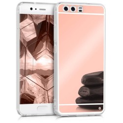 Funda Mirror Gel TPU efecto Espejo Huawei P10 Oro Rosa