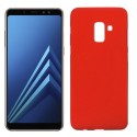 Funda TPU Mate Lisa Samsung Galaxy A8 2018 Silicona Flexible Rojo