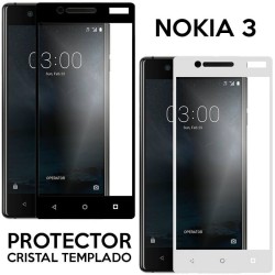 Protector de pantalla de Cristal Templado Completo para Nokia 3