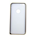 Funda metálica bumper y trasera policarbonato iPhone 6, 6S negro