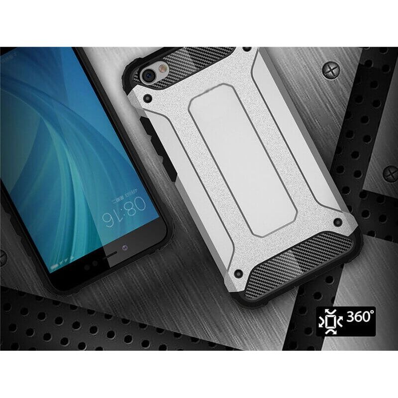 Funda Forcell Armor Tech Plata híbrida - Xiaomi Redmi Note 5A