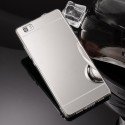 Funda Mirror Gel TPU efecto Espejo Huawei P8 Lite Plata