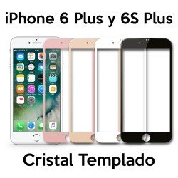 Protector pantalla Cristal Templado Completo - iPhone 6 Plus y 6S Plus