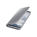Funda de Espejo Plata Clear View con soporte - Samsung Galaxy S9 Plus