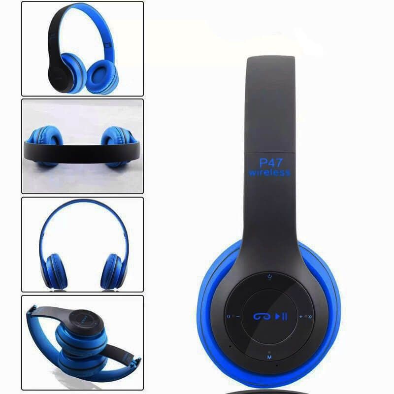 Auriculares de diadema P47 Bluetooth con Radio, MP3 y Manos Libres