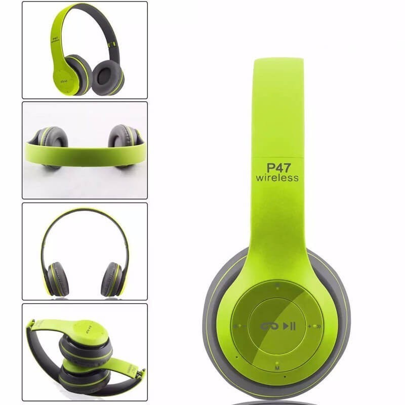 Auriculares de diadema P47 Bluetooth con Radio, MP3 y Manos Libres