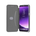 Funda de libro magnético Forcell Elegance - Samsung Galaxy A8 2018 Negro