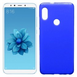 Funda de TPU Mate Lisa para Xiaomi Mi 6X / Mi A2 Silicona Flexible Azul