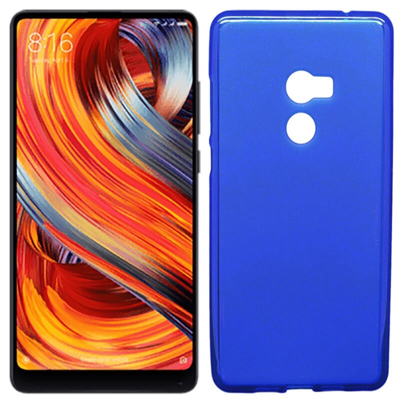 Funda TPU Mate Lisa para Xiaomi Mi Mix 2 Silicona flexible Azul