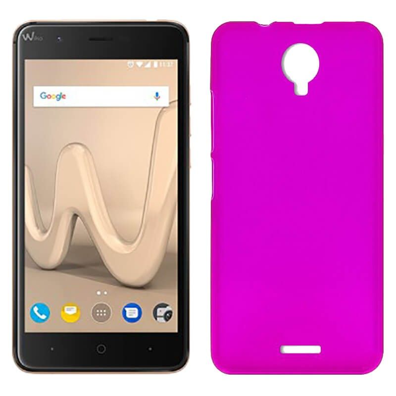 Funda Trasera de TPU Mate Lisa para Wiko Harry Silicona Rosa