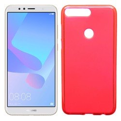 Funda de TPU Mate Lisa para Huawei Y6 2018 / Honor 7A Silicona Rojo