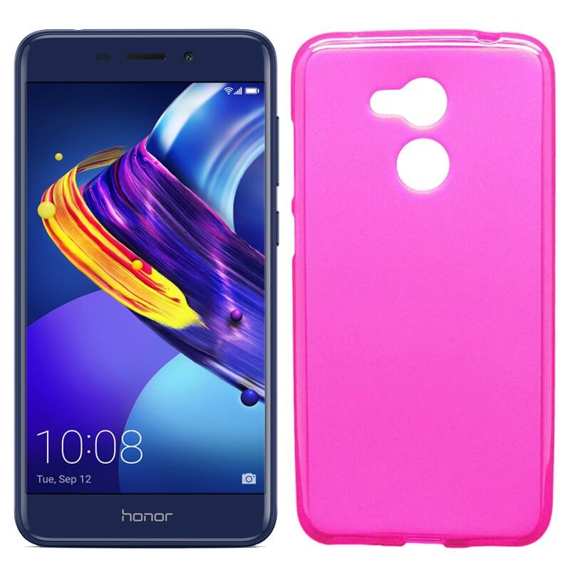 Funda flexible Silicona Mate Lisa para Honor 6C Pro / V9 Play Rosa